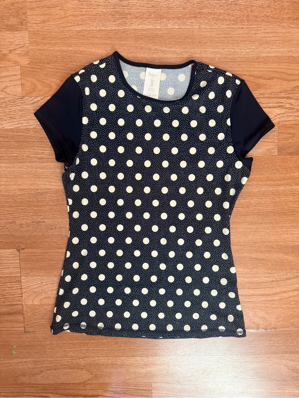 Boden Womens Swim Top Polka Dot